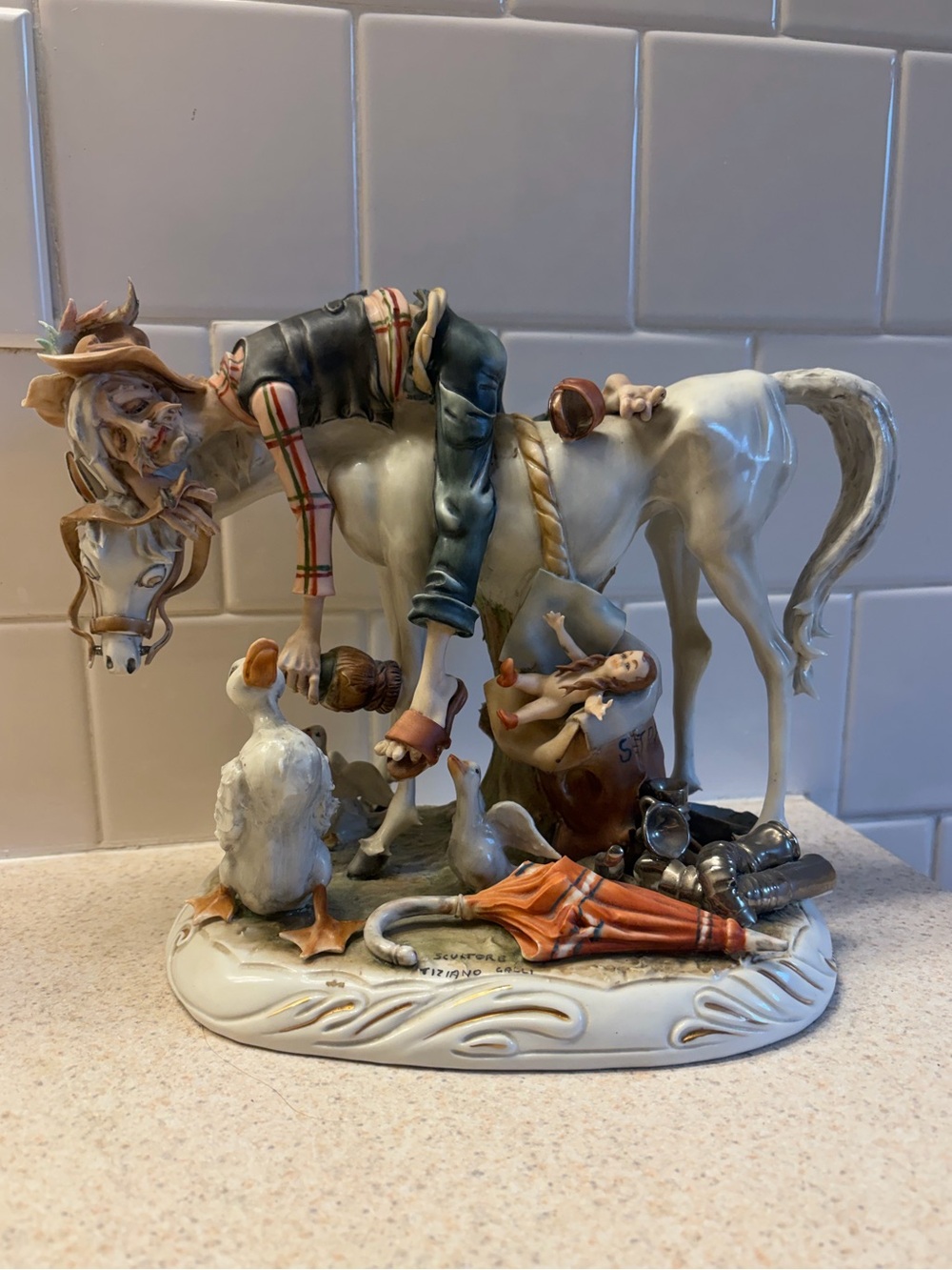 Tiziano Galli Decorative Porcelain Figurine